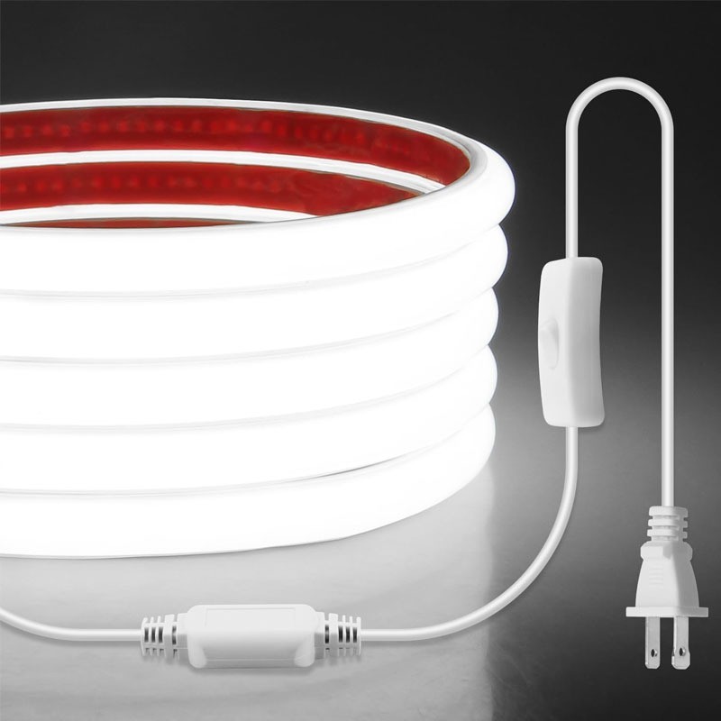 110V COB LED Neon Strip Lights Waterproof Outdoor For Home Garden Lighting