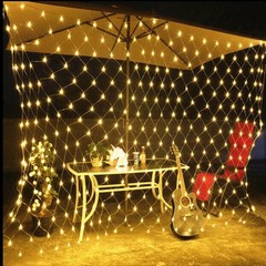 800 LED Fairy String Lights Home Net Curtain Mesh Christmas Party Wedding Decor