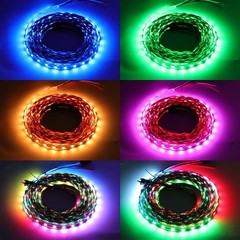 1-5M 5V WS2812B 5050 RGB LED Strip Light 144 150 300 Leds Individual Addressable