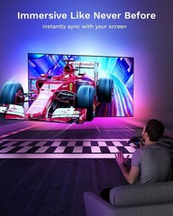 Lytmi HDMI 2.0 TV LED Backlight RGBIC Sync Light Strip for 25-55” TV Cuttable