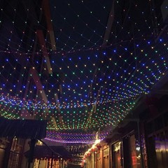 800 LED Fairy String Lights Home Net Curtain Mesh Christmas Party Wedding Decor