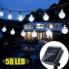 8 Modes 50 LED Solar Light Outdoor Garden Party Waterproof Ball String Lights