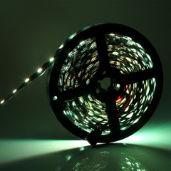 5pcs x 16.4ft 300leds RGB 5050 SMD LED Strip Light Lamp Black PCB Non-Waterproof