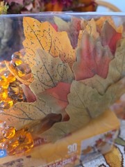 60 LED Maple Leaf Light Garland(2 pks 30) 9 ft. lit length 10 ft. total length
