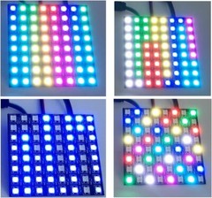 DC5V WS2812B 5050 RGB Flexible LED Panel Matrix Display Screen Addressable Light