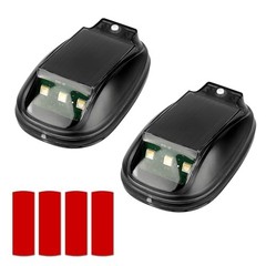 Wireless Solar Cab Lights for Truck, No Drill Cab Roof Top Marker Lights with