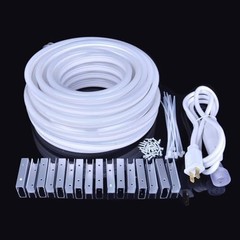 LED Neon Rope Light 33ft Blue AC110V 120V Connectable Flexible Waterproof Strip