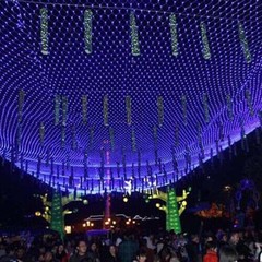 800 LED Fairy String Lights Home Net Curtain Mesh Christmas Party Wedding Decor