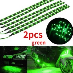 4 PCS 12V 12″ 1FT 15SMD Flexible LED Strip Light Waterproof For Car Truck Boat