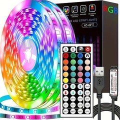 RGB LED Strip Lights USB 5V 44-Key Remote TV Backlight Room Party Decor 1-20M