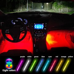 Led light strip for Cars Inside Lighting interior Glow Color music control