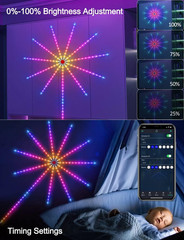 Smart Firework LED Lights, RGB Dream Color LED Lights for Bedroom, LED Strip Lig
