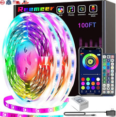 Tiras LED Luces Decoracion RGB Para Cuarto Habitacion Kit Sala 100 Pies Nuevo