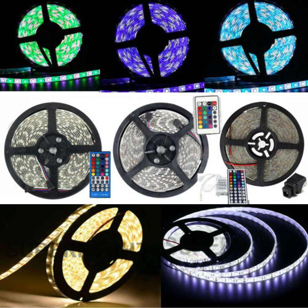 5M 3528/5050 SMD Cool/Warm White RGB / RGBW Non / Waterproof 300LEDs Strip Light