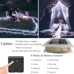 🔥Solar String Lights LED Waterproof Copper Wire Xmas Garden Party Decor Outdoor