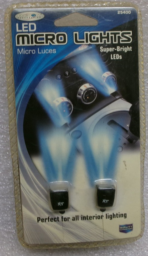 CUSTOM ACCESSORIES LED MICRO LIGHTS – BLUE – 25400 – NEW #504C