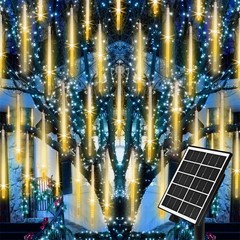 16 inch 16 Tubes Meteor Shower Rain Tree String Lights Garden Party Xmas Outdoor