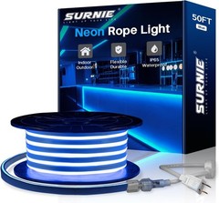 Surnie HSC11103-15-Blue-US Neon Rope LED Lights 50FT – NEW