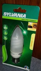 Sylvania Energy Saving Bulb E27 9/40 W Mini Linx Compact Candle