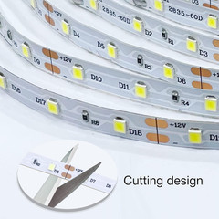 DAYBETTER White LED Strip Light, 20 Ft Dimmable Bright Rope Lighting, 6500K 24V