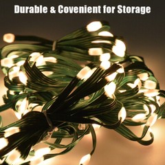 Christmas Tree Waterfall String Lights RGB Outdoor/Indoor Waterproof Smart Fairy