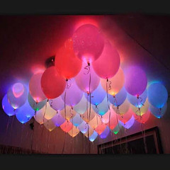 Led Balloon Lights 20 Pack Multicolor LED Mini Submersible Waterproof Blinking