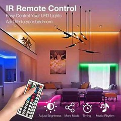 100Ft LED Strip Lights, Smart Light with App Remote Control, RGB LED Lights for