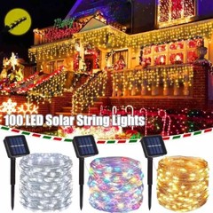 Fairy String Lights 200 LED Christmas Tree Wedding Xmas Party Decor Outdoor USA
