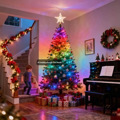 AI Voice Activated Led Lights Strip, Indoor Kids Bedroom Night Lighting RGB I…