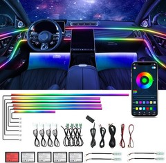 Dreamcolor Acrylic Interior Car Ambient Light Kit, Bphuny 18 color-changing