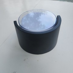 Scpitw Modern Outdoor Wall Light – Waterproof Round Wall Mount Lamp Led