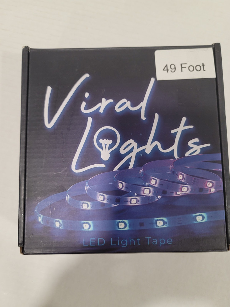 Virel Lights 49 foot led light tape New open box bedroom outside patio kids