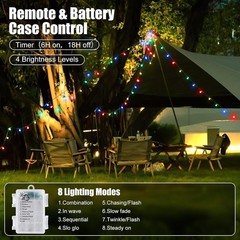 Globe String Lights Battery Operated – 21 Feet 60 Led Twinkle Fairy Lights, 8…