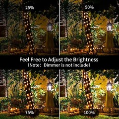 100 LEDs Battery Operated String Lights Globe Fairy Lights Tent Camping Garden