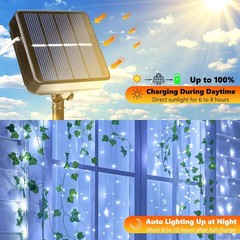 🔥Solar String Lights LED Waterproof Copper Wire Xmas Garden Party Decor Outdoor
