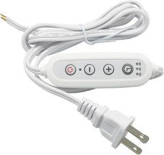 Lamp Cord with Dimmer, LED Timing Function，Dimmable & Timer 2/4/8Hrs, Dimmer f