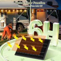 200FT Solar String Lights Outdoor Waterproof 72+2 LED Bulbs, Solar Powered with
