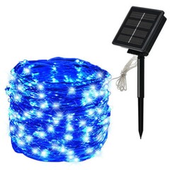 100-200 LED Solar Christmas String Lights Fairy Garden Outdoor Party Lamp