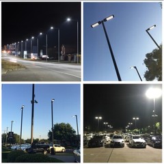 Led Parking Lot Pole Light Fixture 100W 200W 300W Commercial Shoebox Area Light