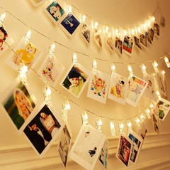 1.5m/3m 20 LED Photo Clip String Lights Fairy Garland for Photos & Decorations