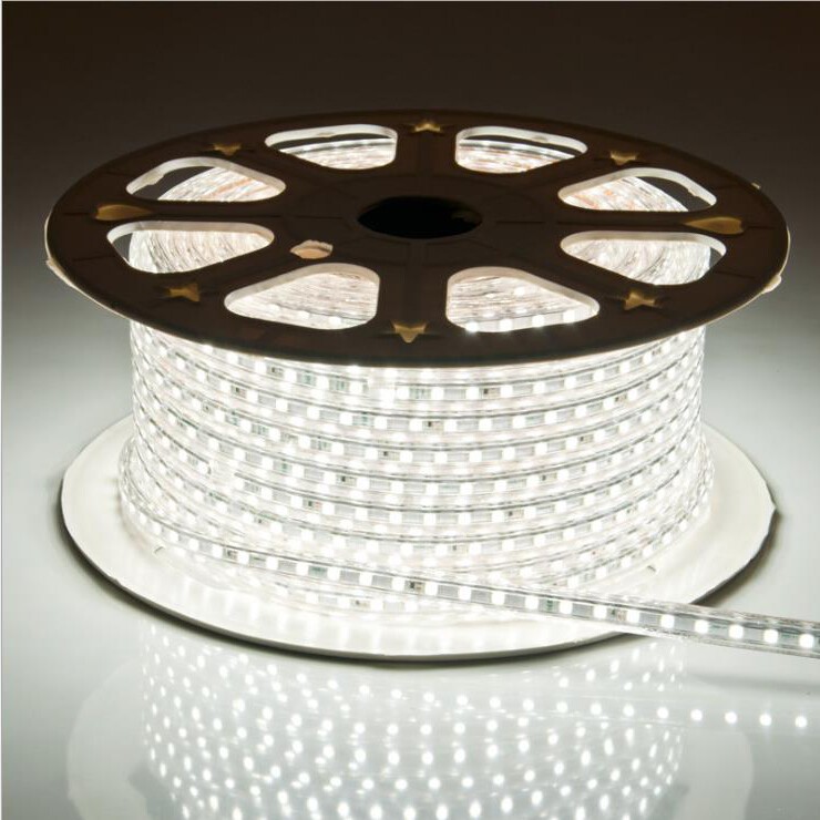 330FT 12V 2835 Cool White 120LED/M IP67 Waterproof Flexible Rope LED Strip Light