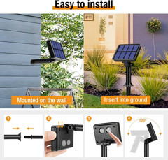4 Pack Solar String Lights Outdoor – Total 132FT 320LED Solar Fairy Lights outsi