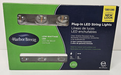 Harbor Breeze 13 ft Plug in Indoor/Outdoor String Light 10 Clear LED Bulbs