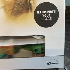 TWO Star Wars Mandalorian Grogu Baby Yoda String Lights The Child Disney+ NEW