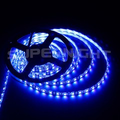 5M 5050 RGB 300LED Strip Light Black PCB Non-Waterproof / 24/44keys Remote/Power