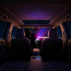 Car Roof Star Night Light, USB Projector Night Light Neon Accent Light Decor …