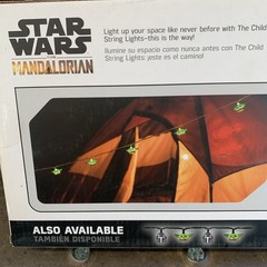 TWO Star Wars Mandalorian Grogu Baby Yoda String Lights The Child Disney+ NEW