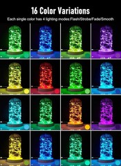 Color Changing Fairy String Lights – 33 ft 100 LED 33 FT, 16 Colors