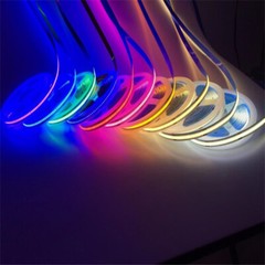 3mm 5mm 8mm COB LED Strip Light Tape Light 24V 384LEDs/m RA90 for Bedroom Indoor