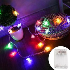 LED Star Fairy Lights Outdoor Chain Lights Garland Bulb String Lights Party Home